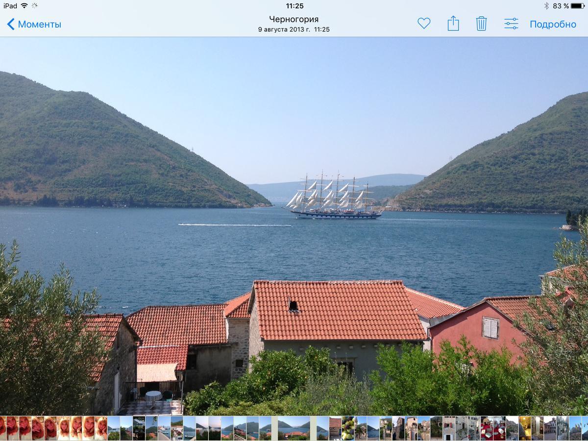 Ferienwohnung Be Happy In Perast Exterior foto